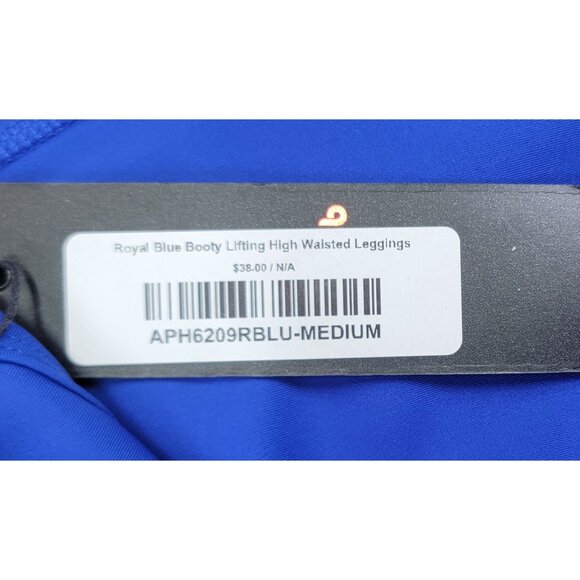 Mono B Leggings Royal Blue Booty Lifting High Waisted Womens Medium New with Tag - Picture 4 of 7